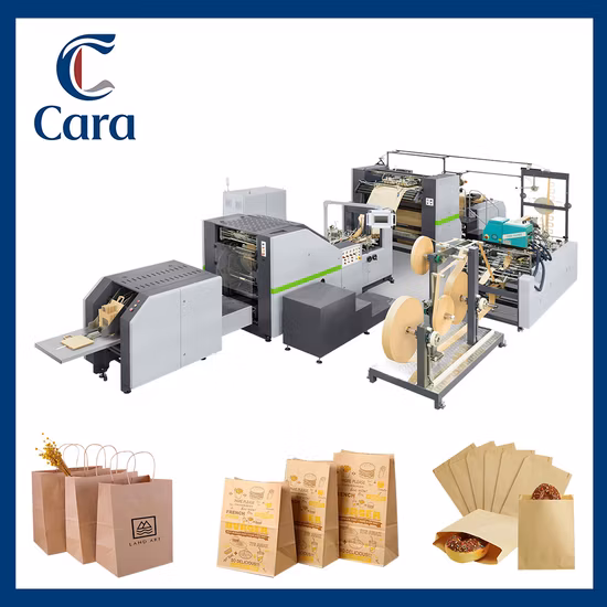 Macchina da stampa del logo del sacchetto di carta delle borse per l'imballaggio dei vestiti completamente automatica sicura e affidabile di marca Rokin