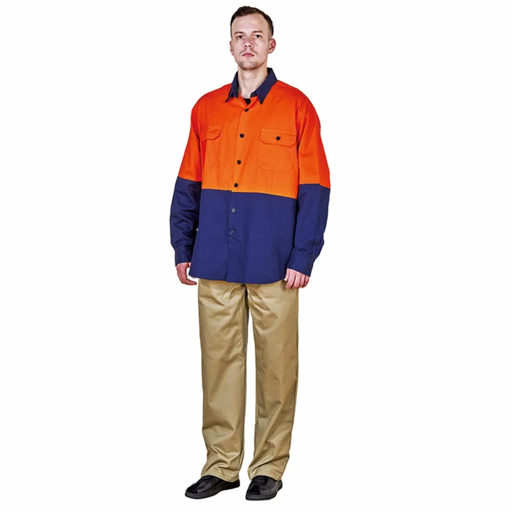 Giacche da lavoro a maniche lunghe multicolor in cotone 100% per l'edilizia